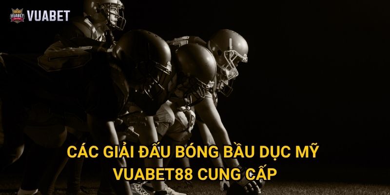 Các giải đấu bóng bầu dục Mỹ Vuabet88 cung cấp